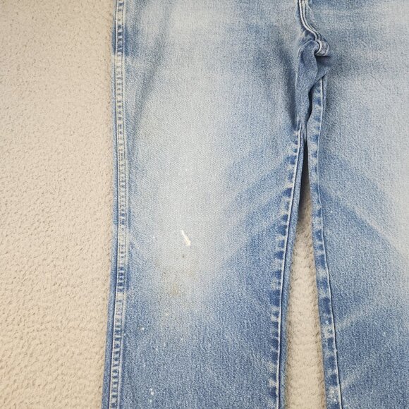 Wrangler Jeans Mens 36x32 Blue 936 Slim Fit Cowboy Cut Western Chore Ranch Rodeo - Picture 10 of 16